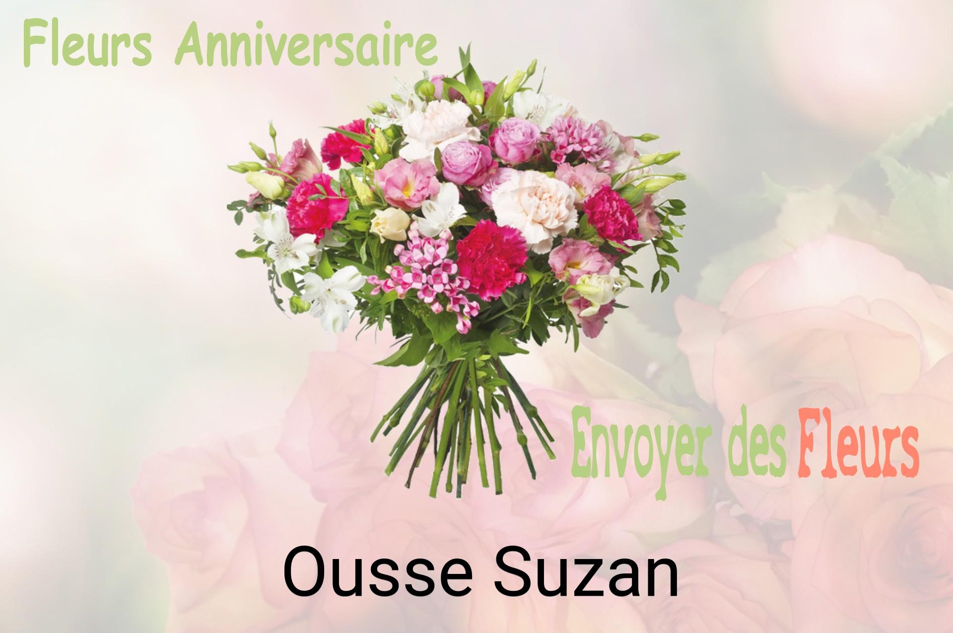 Bouquet de fleurs d’anniversaire livré à Ousse-Suzan